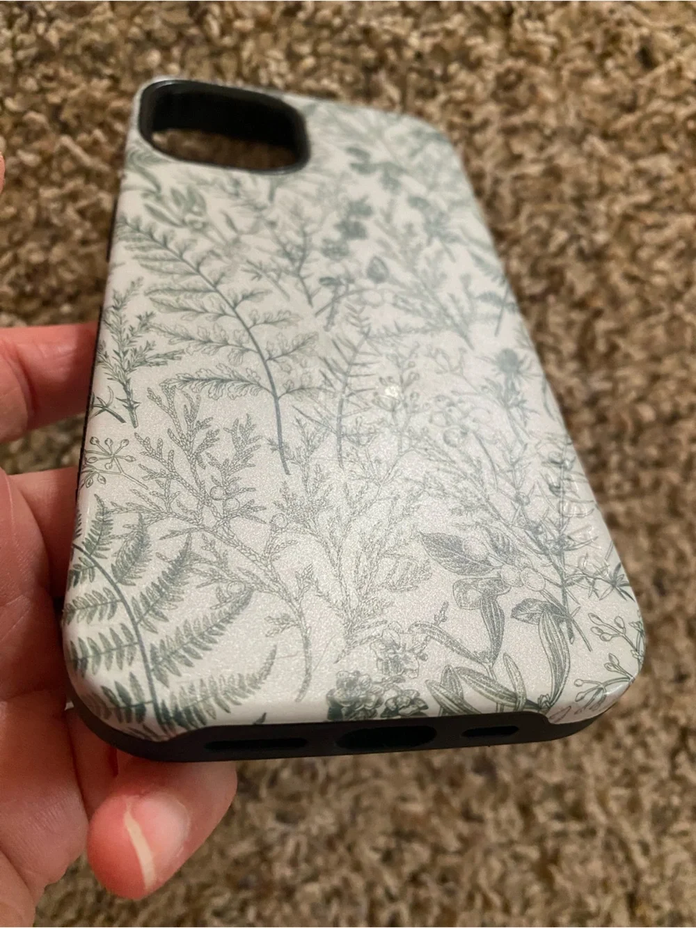 Casely Bold Sage Garden Green Floral Case iPhone 13